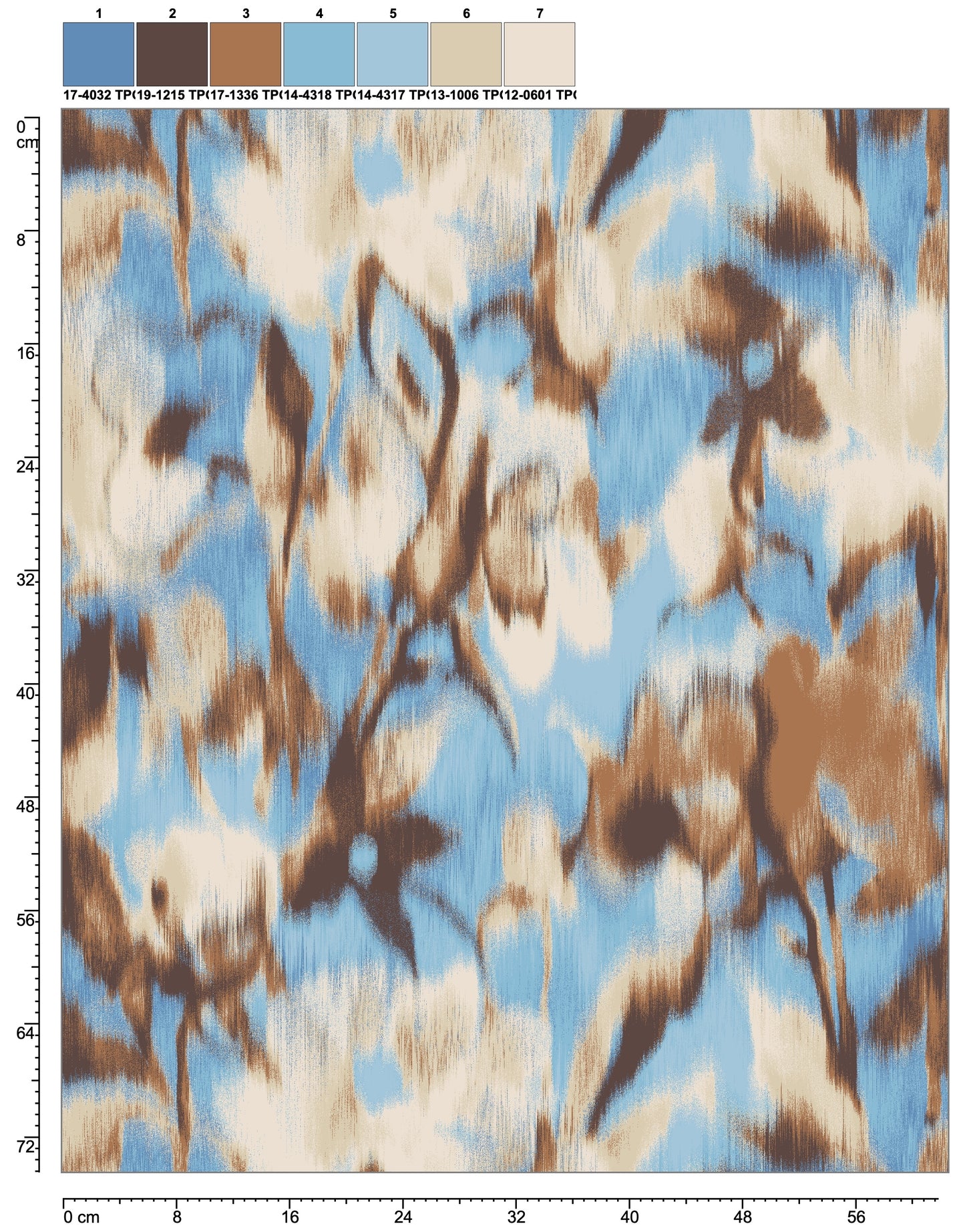 Tela Punto estampado Angora print Costa