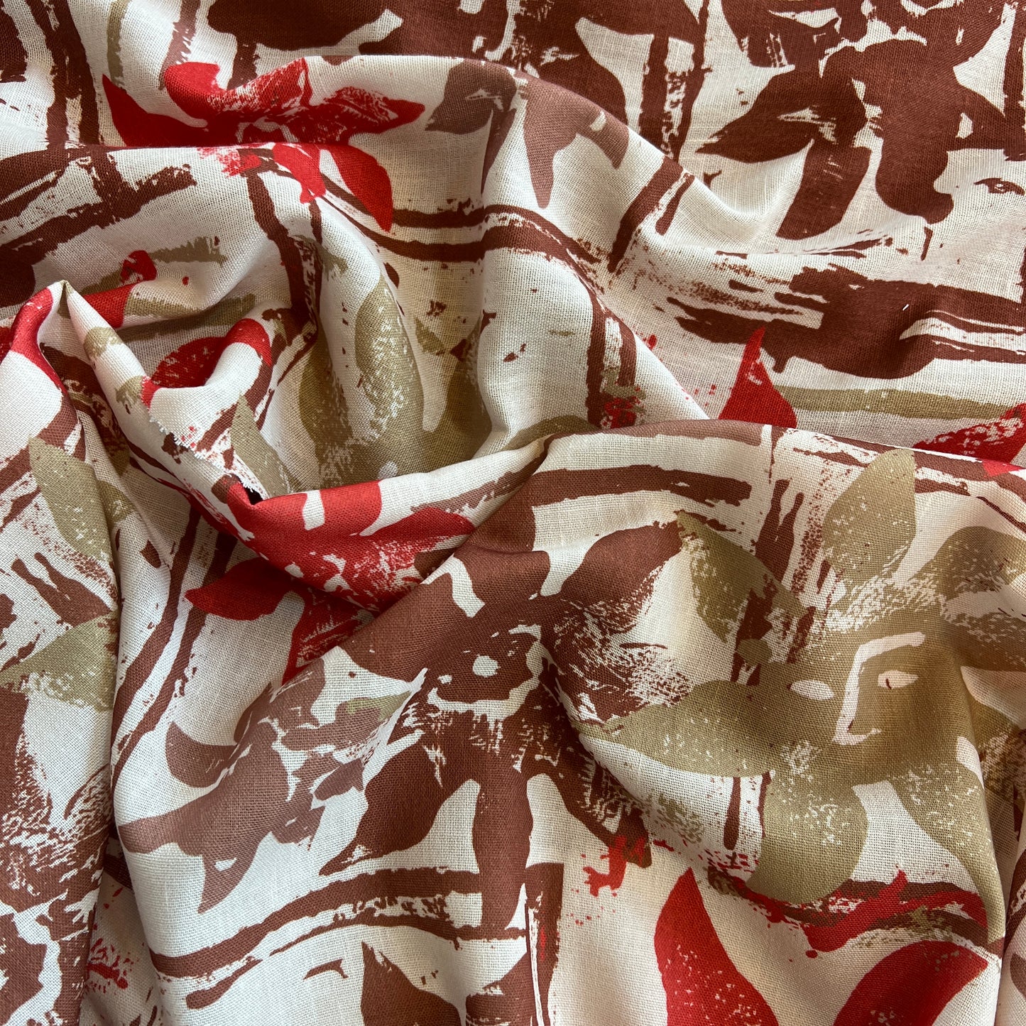 Tela Linen Print #088 Moore