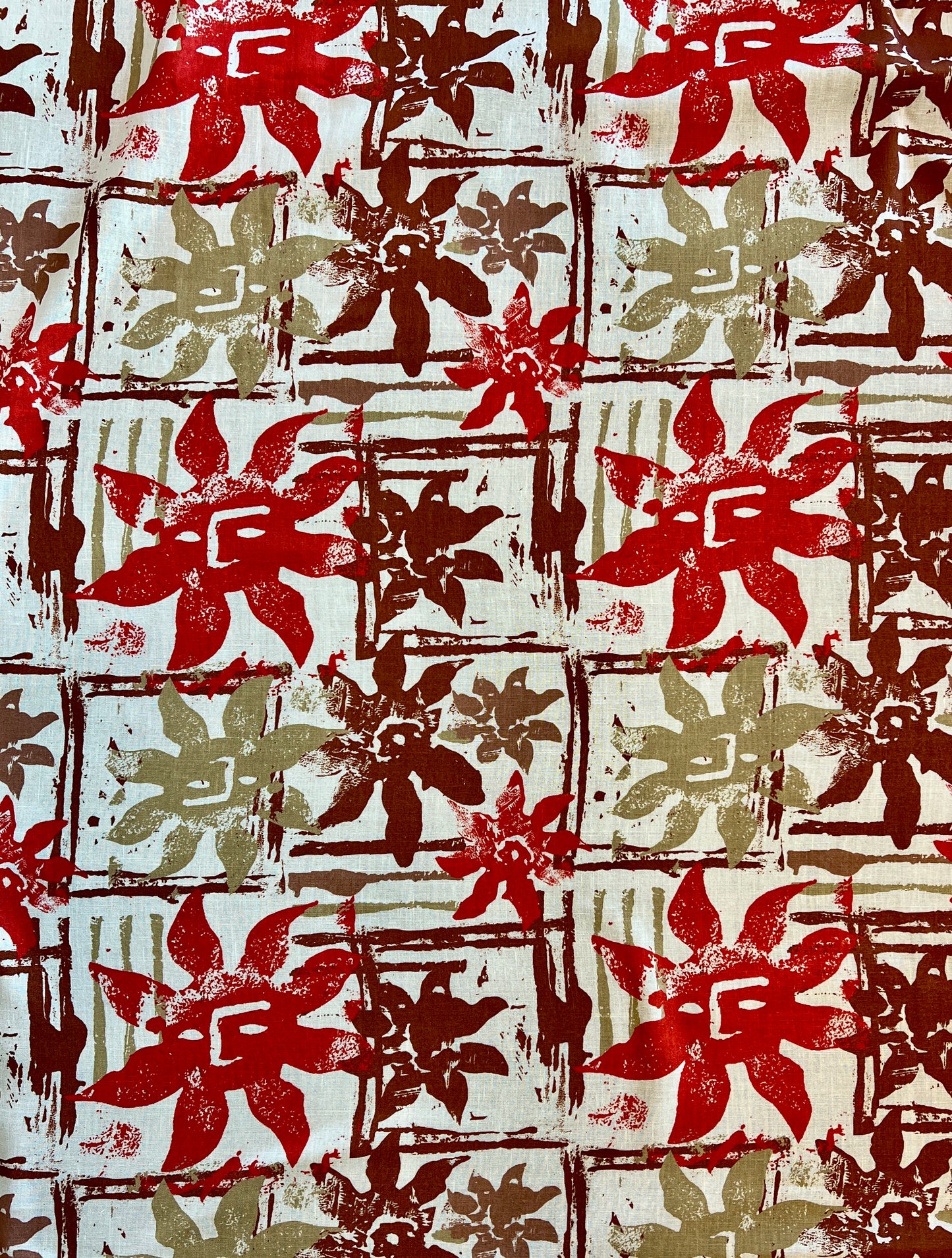 Tela Linen Print #088 Moore