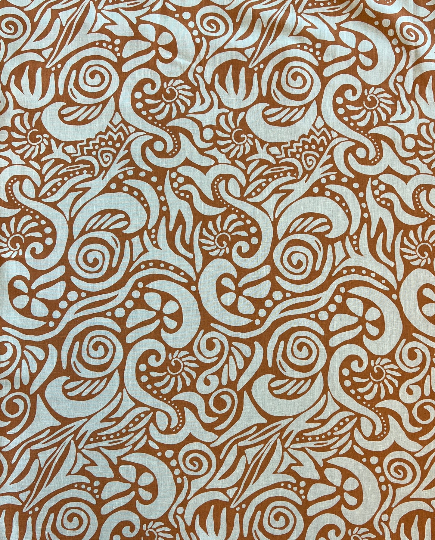 Tela Linen Print #023 Mediterraneo