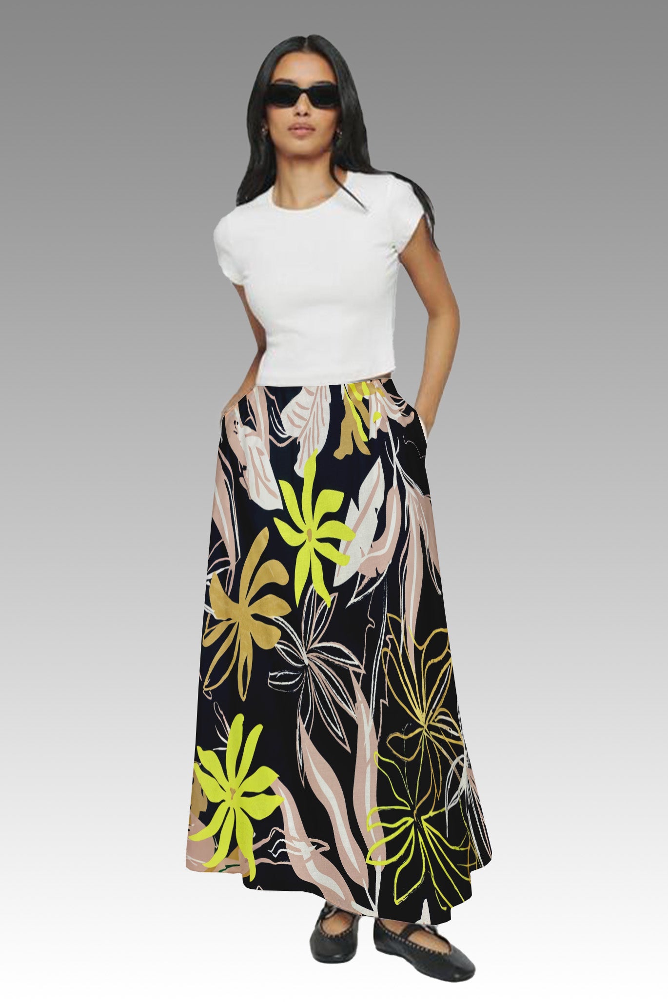 Tela Paradise Solar Rayon Estampado