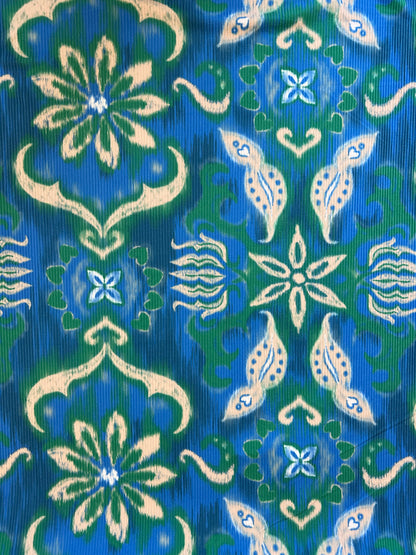 Tela Punto estampado Angora print Fleur