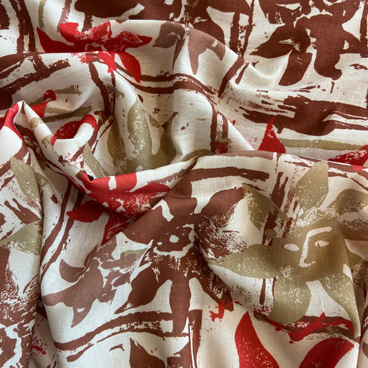 Tela Linen Print #088 Moore