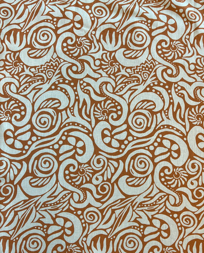 Tela Linen Print #023 Mediterraneo